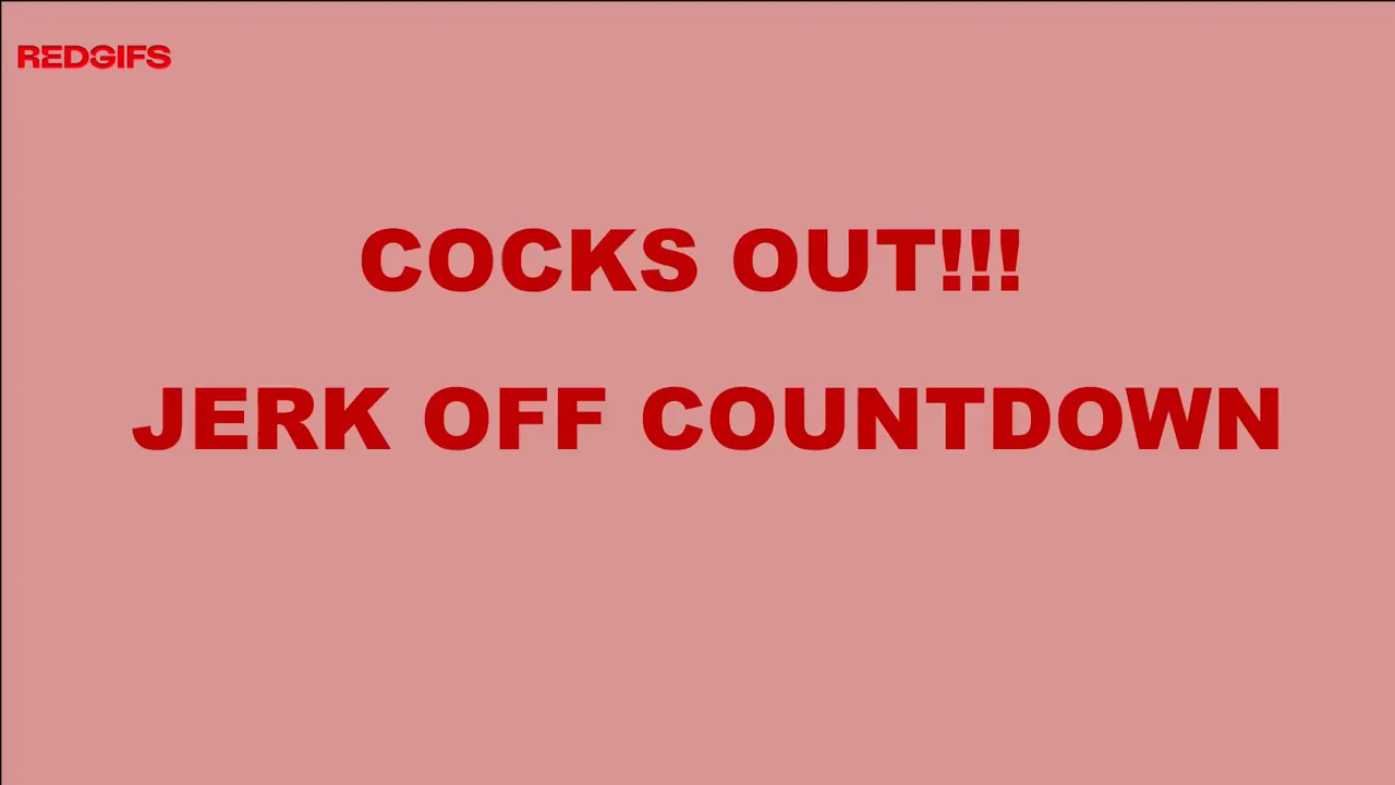 After edging for days I can finally cum with this countdown