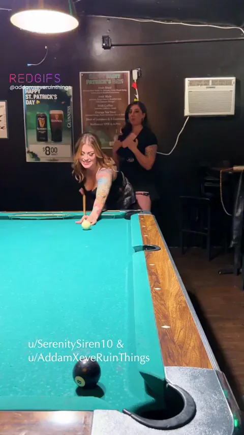 Pool Hall PAWG MILF Drops Top & 8-Ball – Tits Steal the Cheers