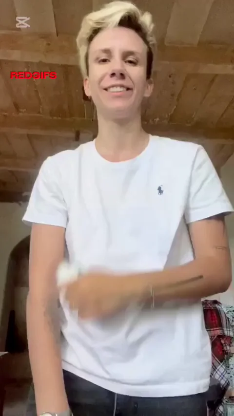 Smoky Tomboy Teases Her Huge Tits 😏💨🍈🍈