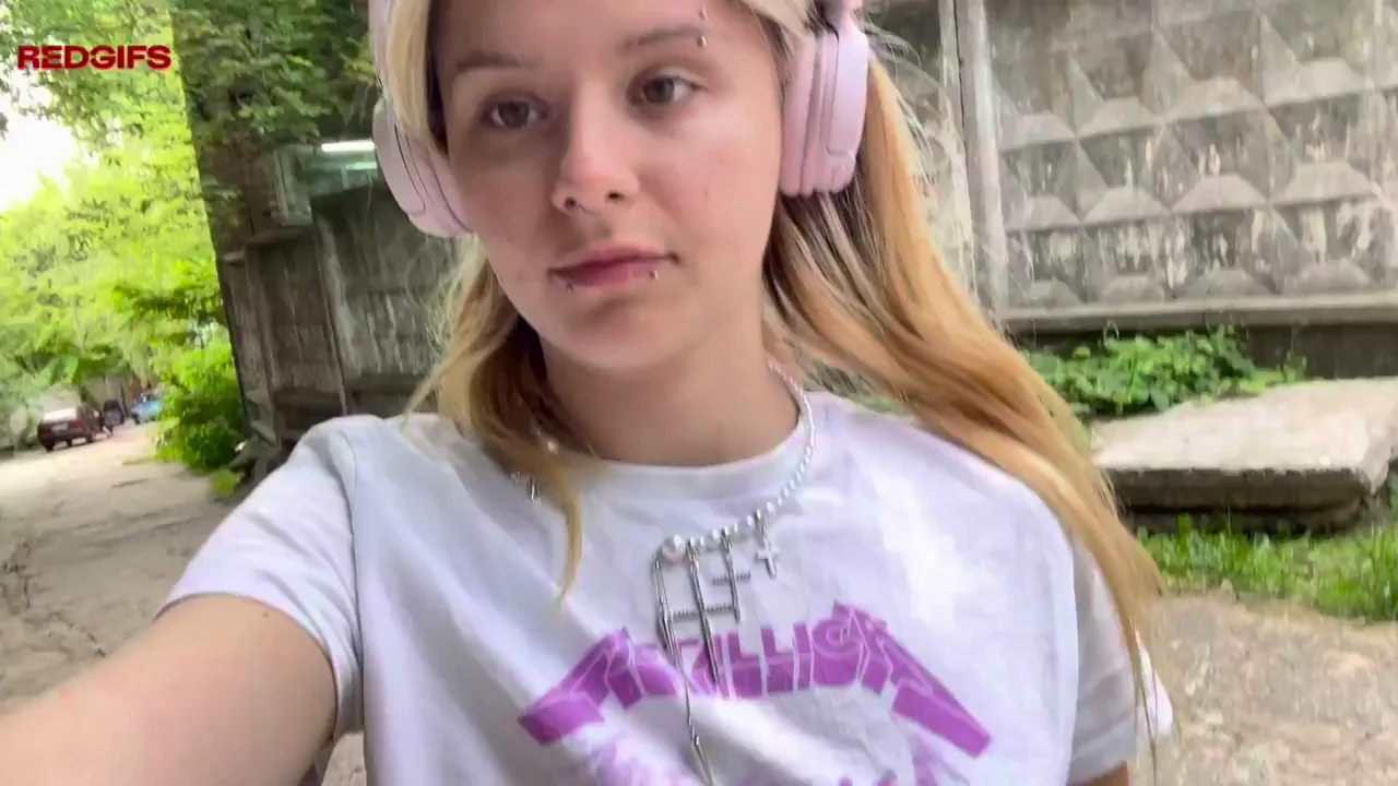 My boobs pass hello from a walk