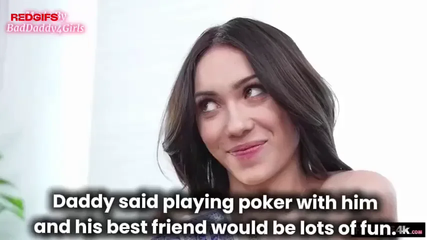Daughter lessons: learning to play poker with Dad and his best friend is lots of fun