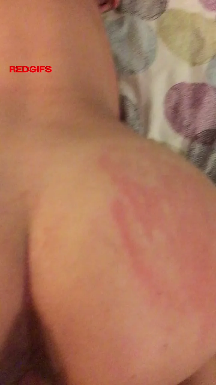 He was aiming for her ass but it went in her hair