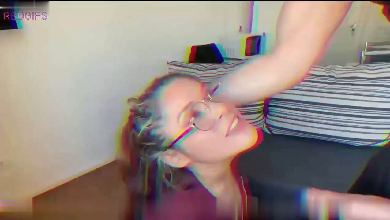 She loves being manhandled to suck a cock