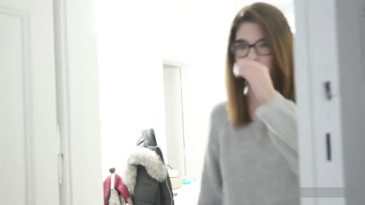 Bald guy Followed her and felt that ass
