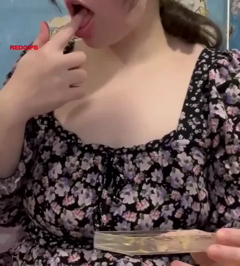 Public Slut Licks Thick Cock Clean in Risky Tease