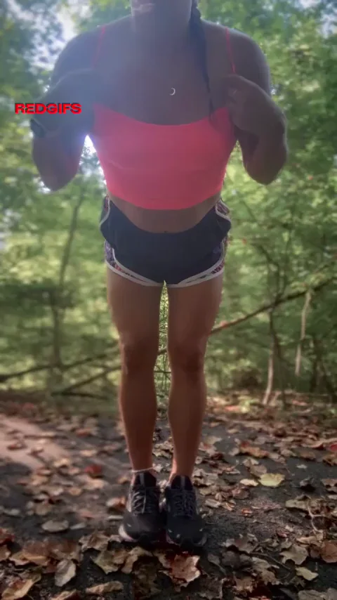Your Head Start Tease in the Woods 😈🌳💦