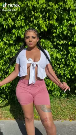 Mikayla's Phat Ass Twerk Explosion in Tight Pink Shorts
