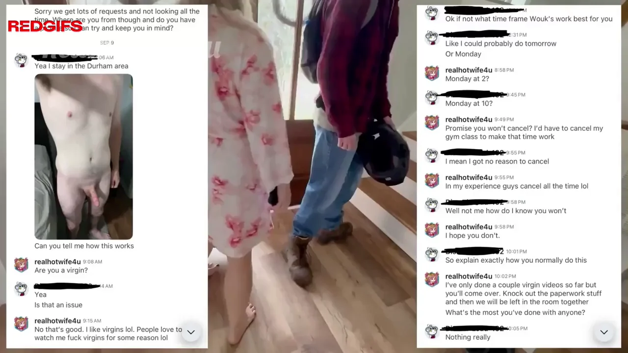Teaching an 18 year old virgin how to have sex! He was sooooo nervous but it was cute.