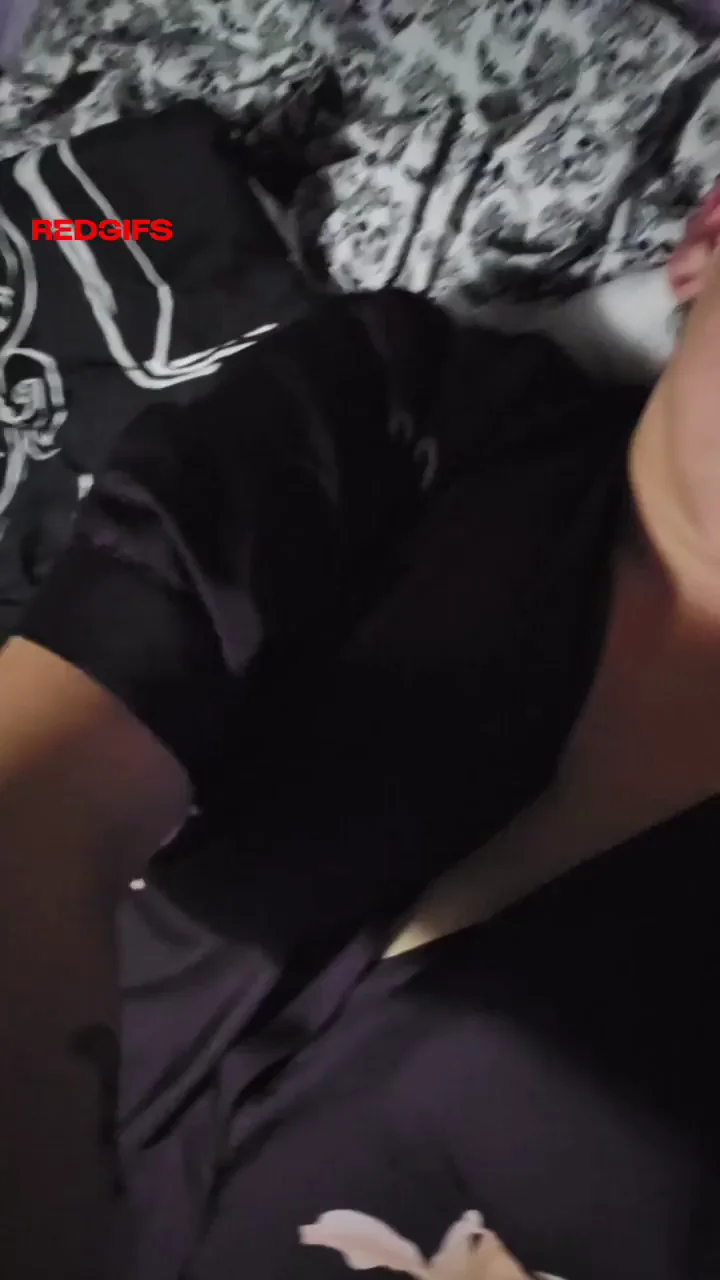 Goth GF's Bat-Tatted Tits Beg for Rough Pounding