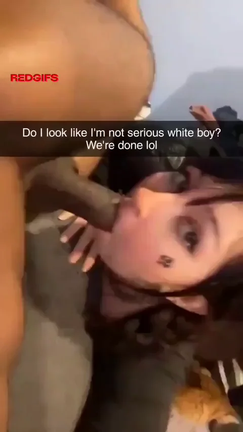 Blacked BBC Slut Owning Whiteboy Cuck with Throat Game 🖤