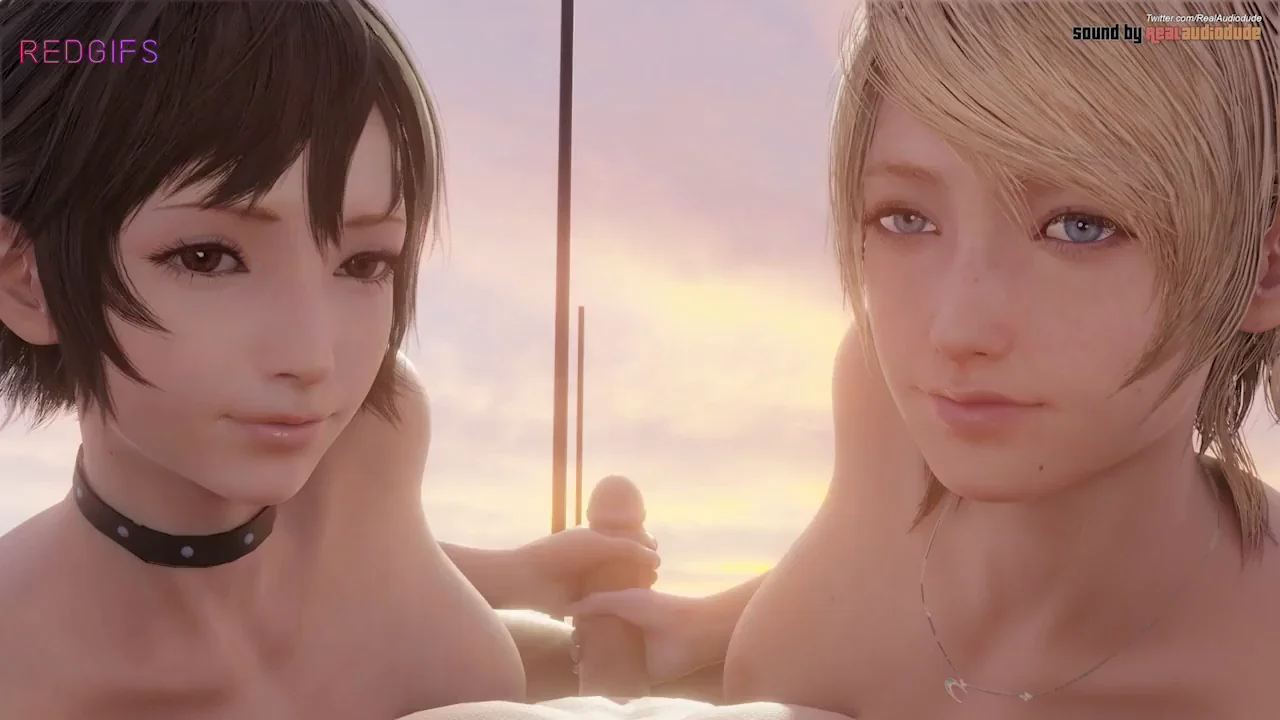 Iris x Lunafreya Double HJ (Sound) (Lazyprocrastinator, Audiodude) [Final Fantasy]
