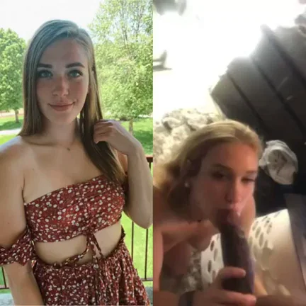 Goddess sucks a thick cock
