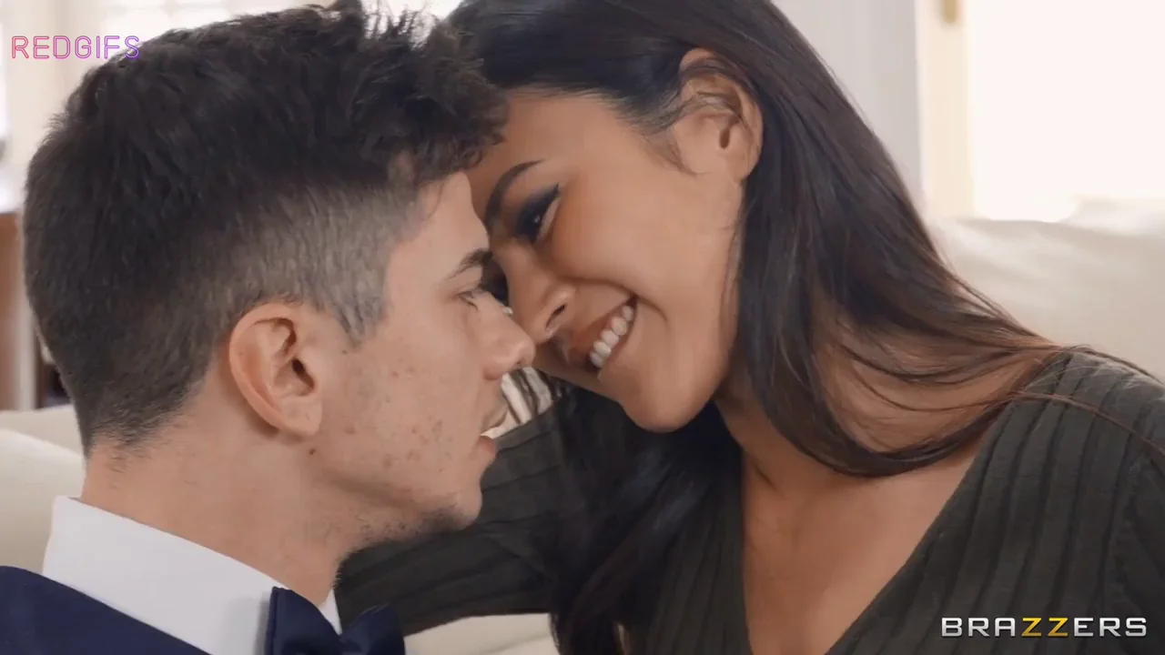 Rae Lil Black's Steamy French Kiss Tease on the Couch
