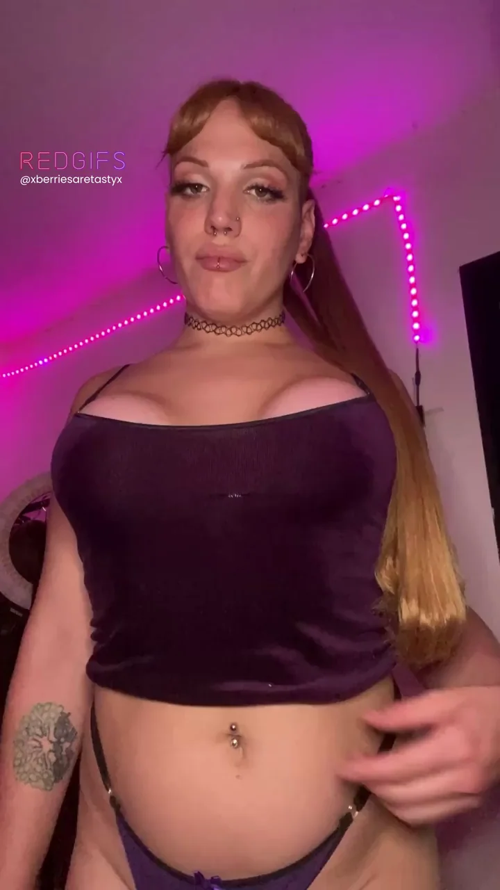 Violet top, dark power… kneel