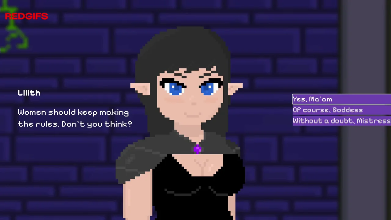 Women rules! An elf is in love with a hierarchically superior female elf ♡
Our game's alpha has been updated!
*Contains femdom, chastity, netorare and sph*
