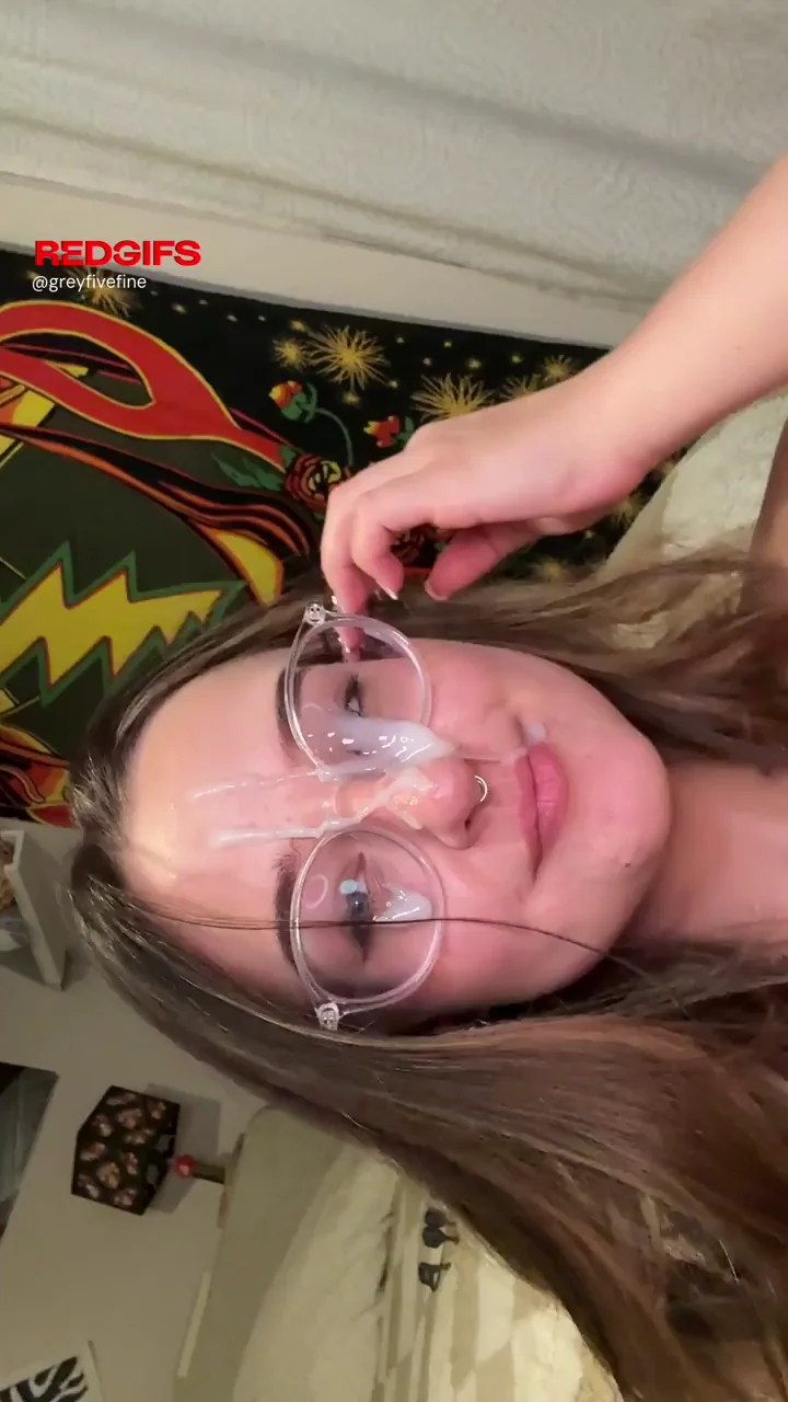 This little slut got such a good load