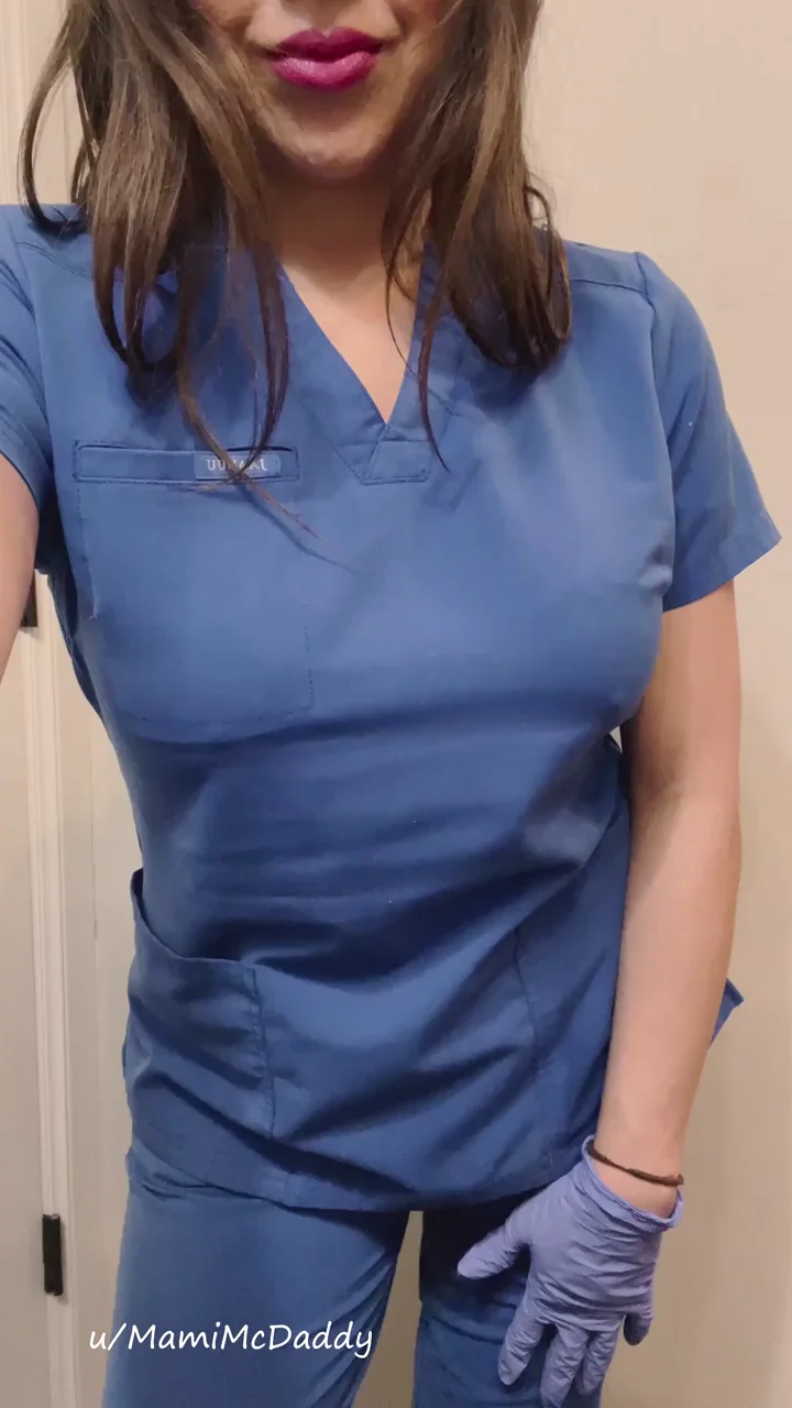 My naughty Mexican mombod in my scrubs