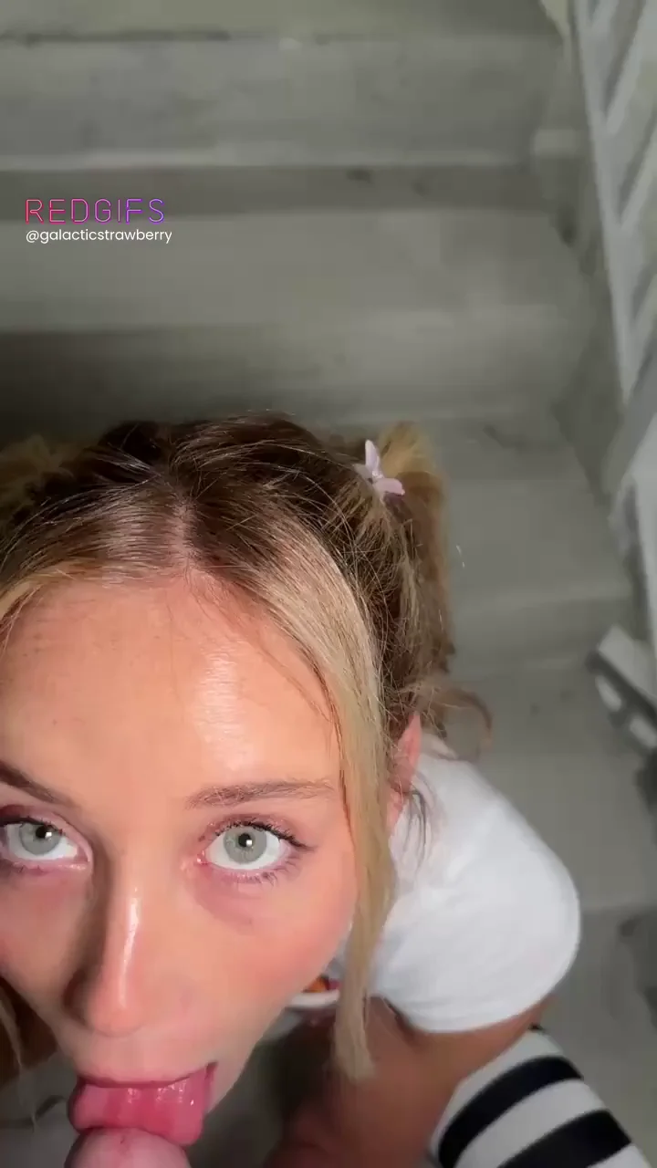 sneaking around in the stairwell