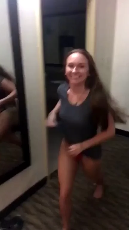 🍕 Slutty Pizza Dare: Flashing My Juicy Ass & Tits! 😈