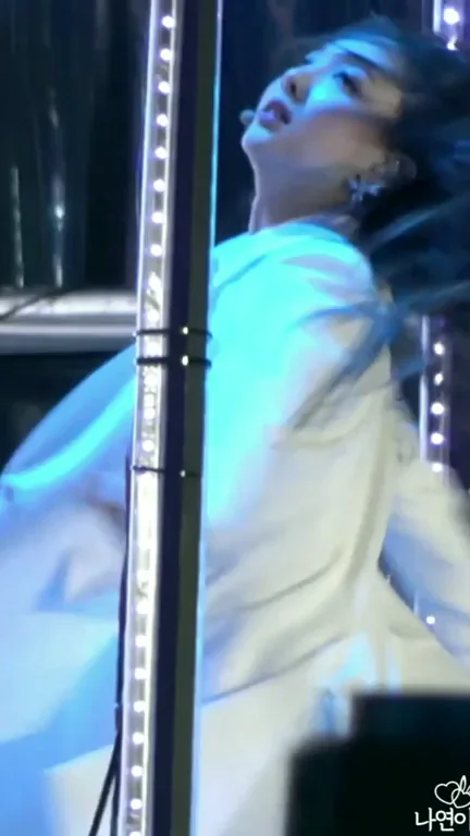 Nayeon Pole Tease: TWICE Bunny's Slutty White Suit Grind