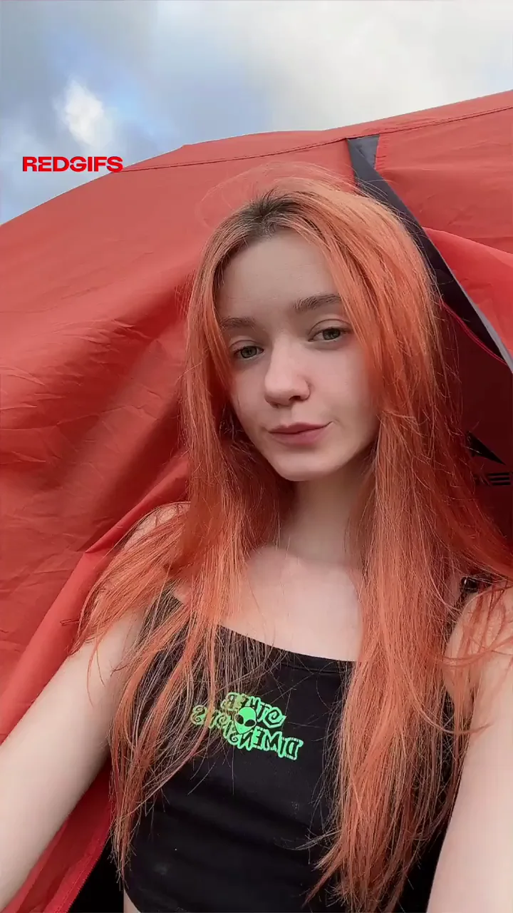 While the bf busy setting up the campsite, I thought Id show you my tits