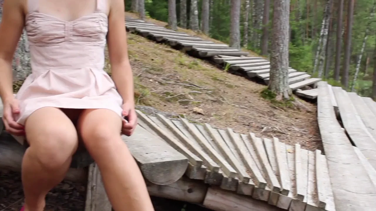 Spreading Legs On The Tourist Trail