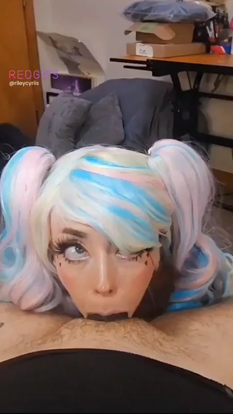 I'll throat your cock but you have to watch me make this stupid face