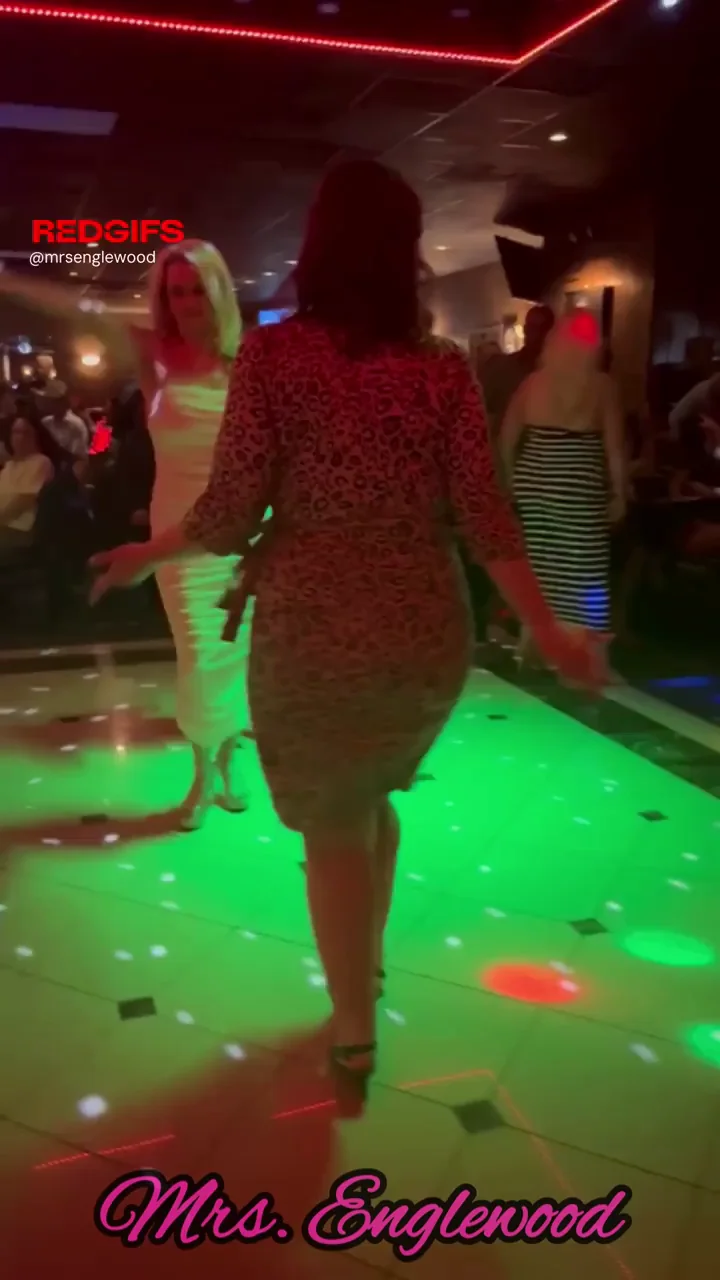 Having fun dancing in a club. 47F hotwife