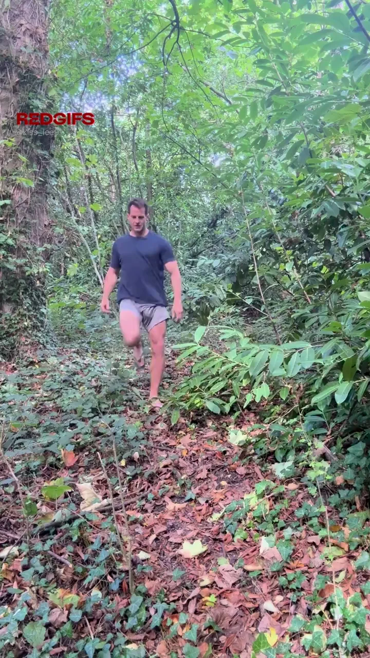 Risky Bro Flashing Thick Cock in the Woods 😈🌳🍆