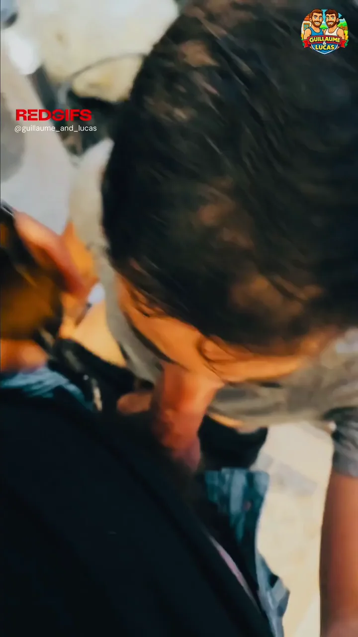 French Bros Vibes 💦 Guillaume (44) Devours Lucas' Monster Cock 🔥👅👀