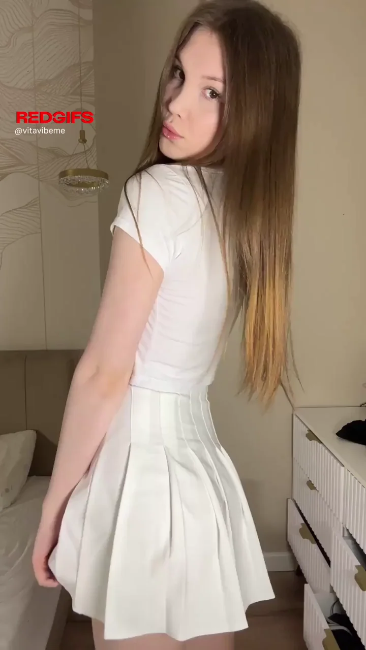 Petite Sissy Trans Slut on Her Knees Begging for Cock Commands