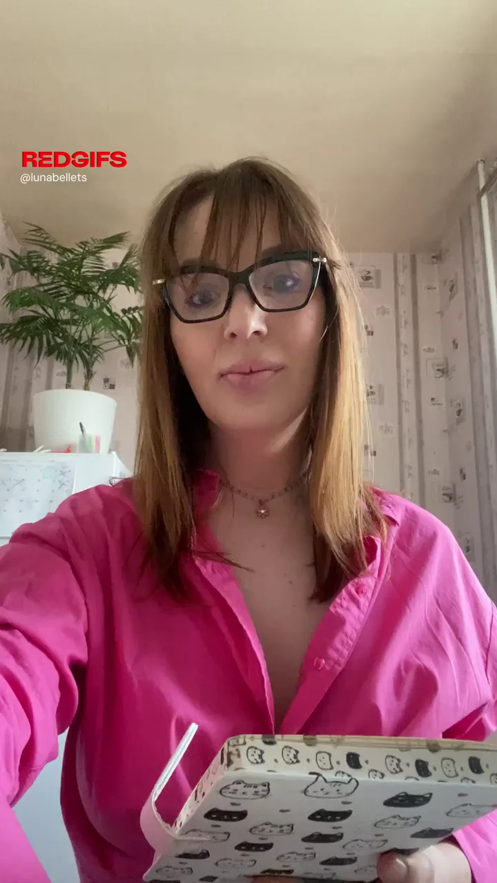 Petite Trans Hottie in Pink Shirt Teases Her Big Natural Tits 🔥💦