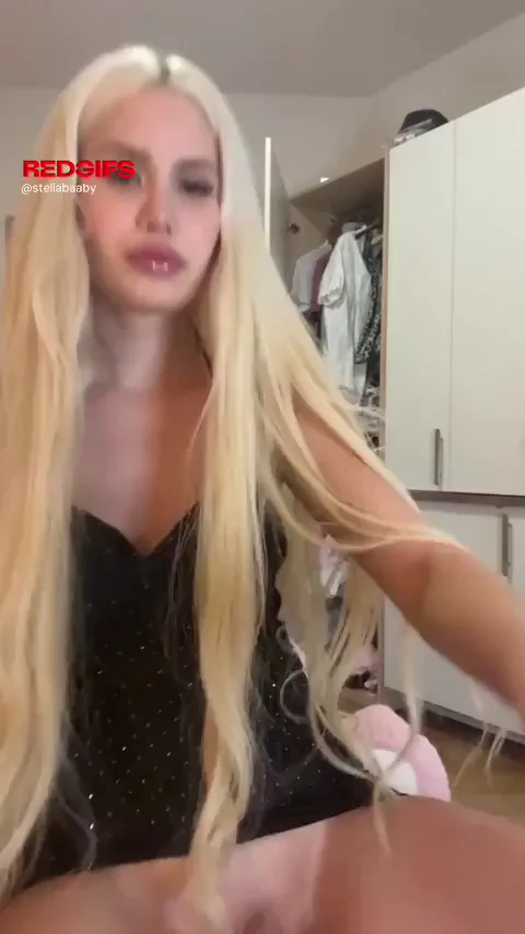 Petite Trans Blonde Tease: Stay for My Big Dick Surprise? 🍆💦