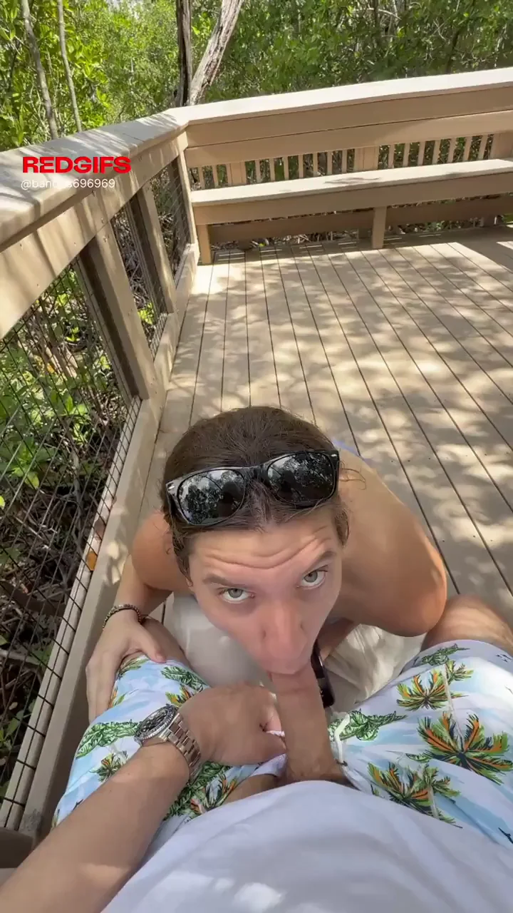 Found a nice spot on the boardwalk to have some fun