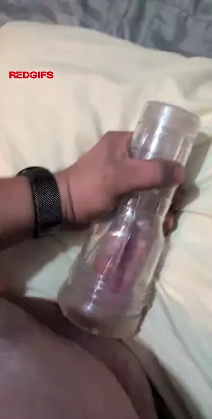 🔥 Dude's Intense Fleshlight Pounding Session 💦