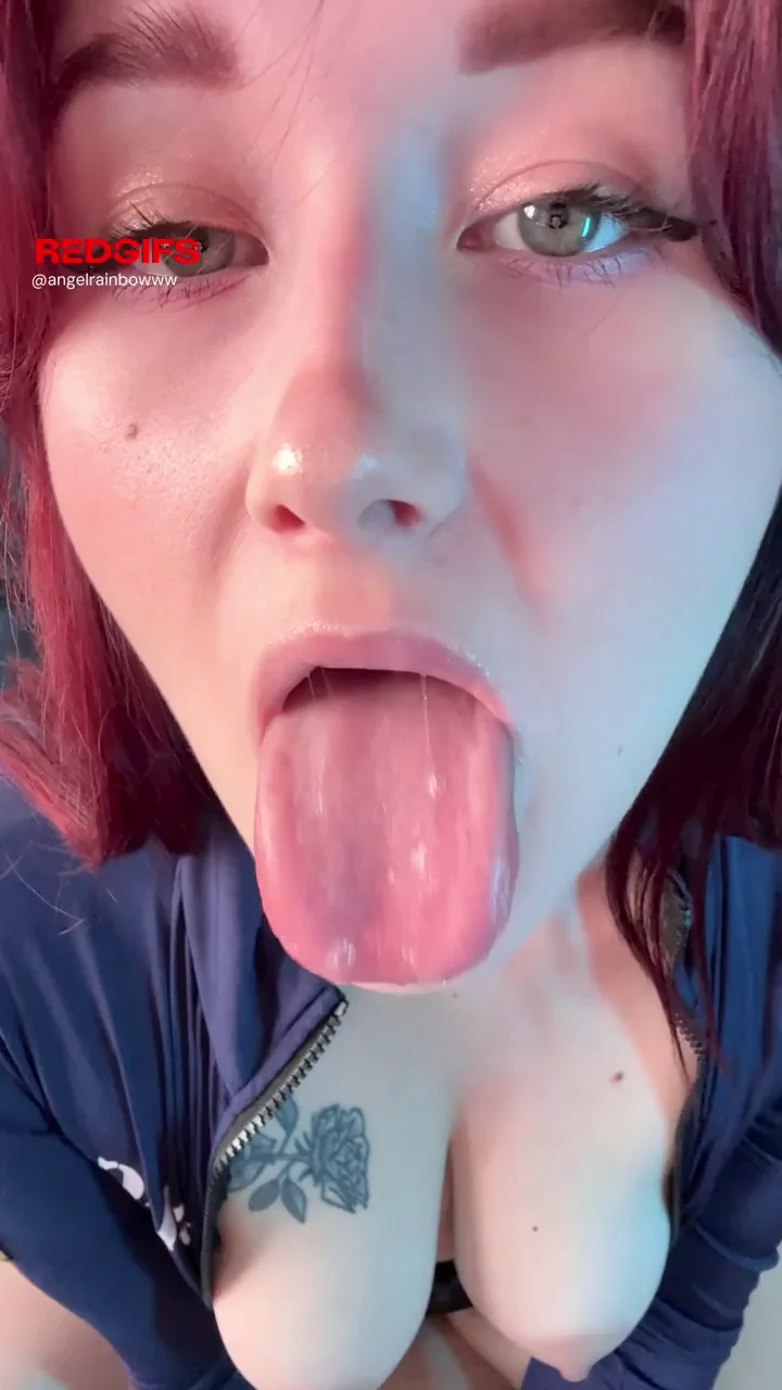 Do you wanna lick my spit right off my tongue?