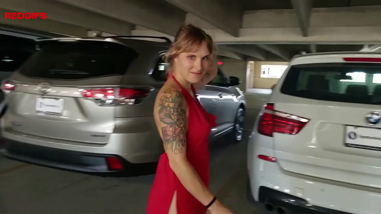 Parking garage strip tease