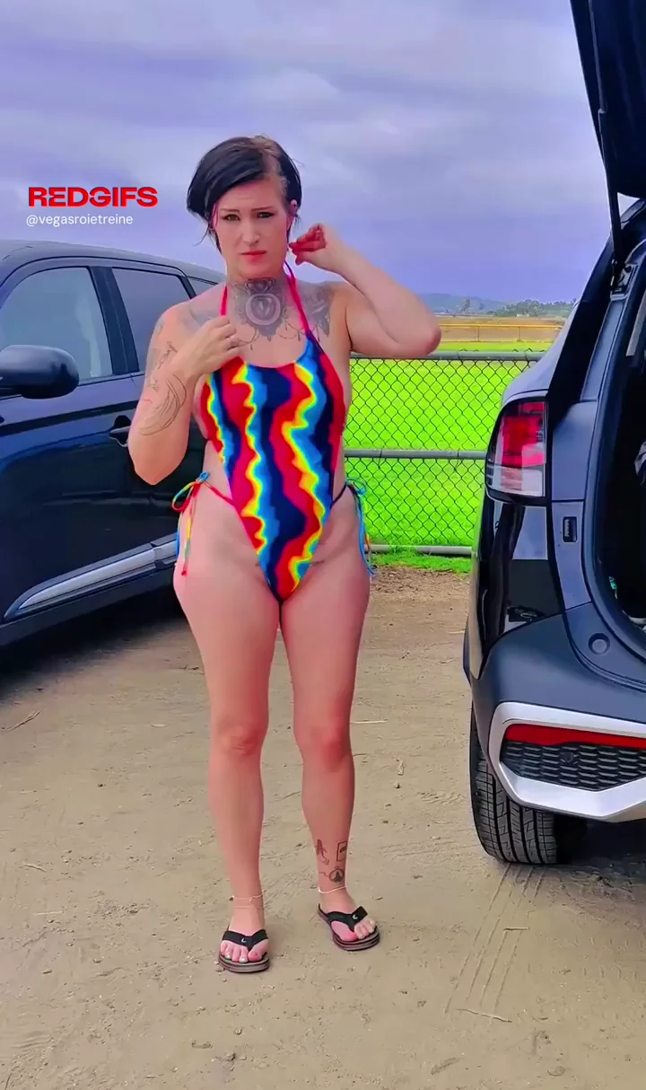 Couldn’t drive home in my wet bathing suit, so no choice but to be fully exposed.
