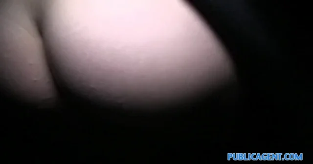PublicAgent: Ponytailed Brunette's Juicy Ass Pounded 🍑💦