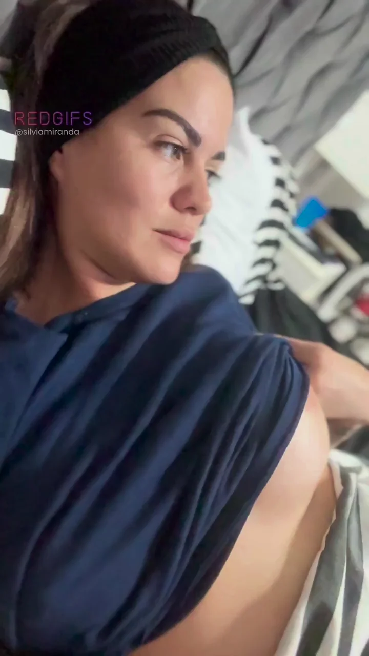 31-Year-Old Latina MILF Teases Her Juicy Big Tits Naked