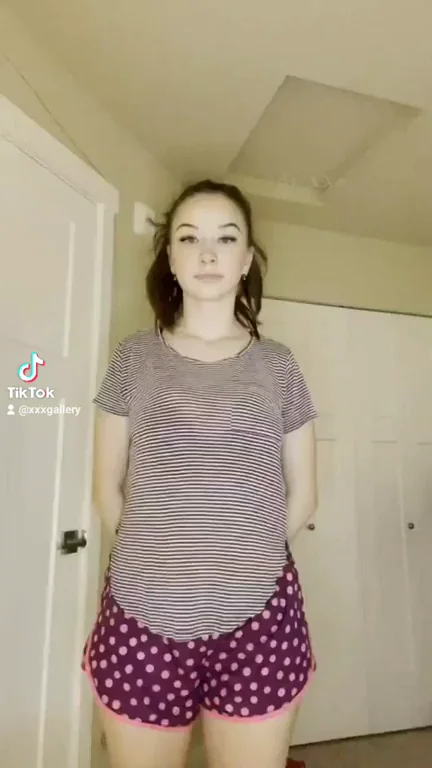 Cute TikTok Slut's Extra Titty Tease 😻🍒