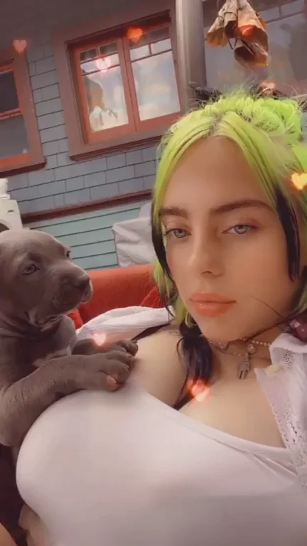 I want to cum all over Billie Eilish's massive tits.