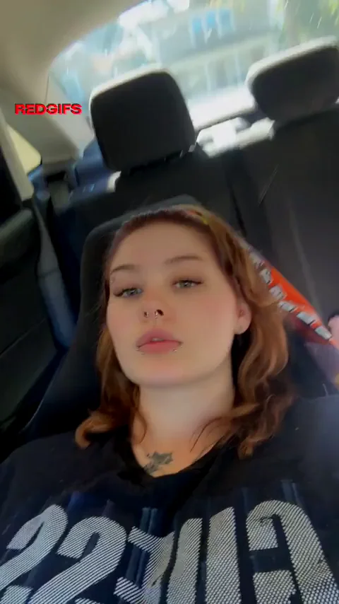 Goth GF's Massive Tits Bounce in the Car 🚗💥🍈🍈