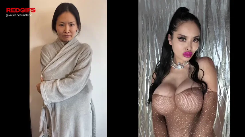 Greedy Asian Bimbo's Massive Tit Transformation