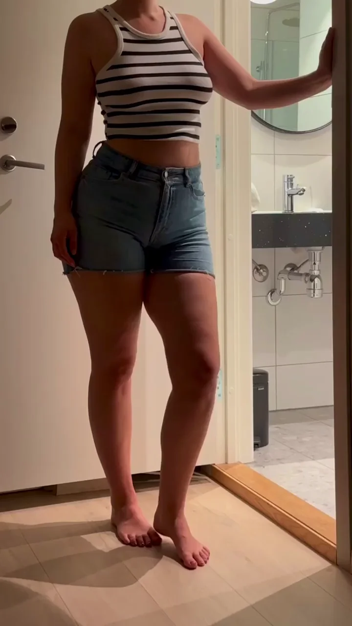 Married Blonde Slut Sneaks to Door for Cheating Fuck 😈💋