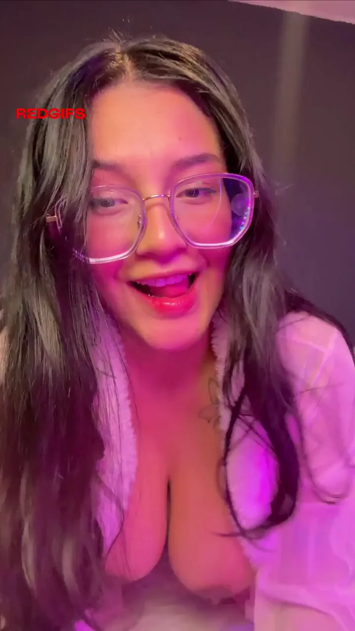 Curvy Nerd Slut's Body Begs for It: Tits Out, Legs Spread Wide