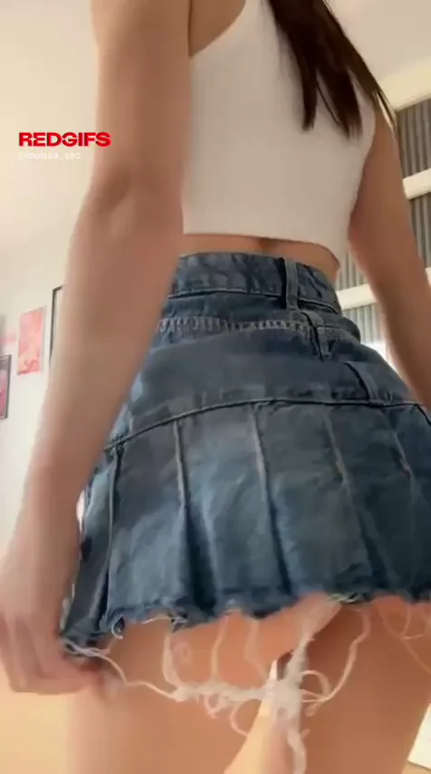 Is My Tiny Skirt Too Short, Daddy? 😈🍑