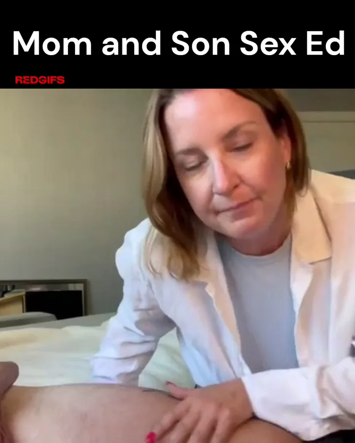 Mom teach sex ed with her own son