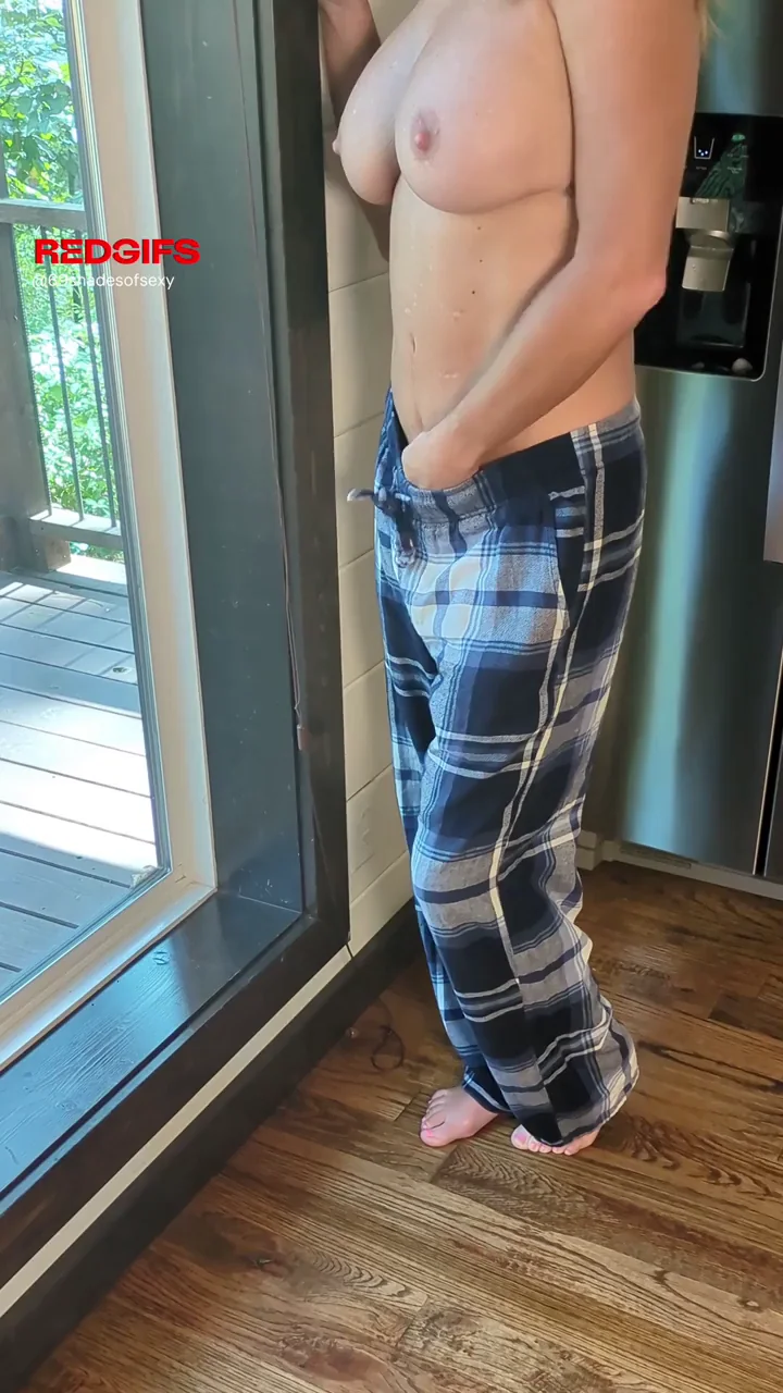 Horny and watching the pool boy...that is all...lol