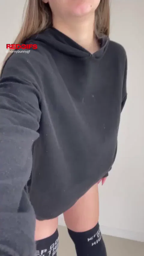 My sweatshirt was hiding those twins from you